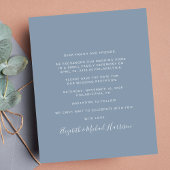 Foto Stoffige Blauwe Huwelijksreceptie Sla de datu