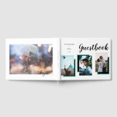 Foto Story Wedding White Modern Gastenboek (Volledig)