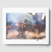 Foto Story Wedding White Modern Gastenboek (Achterkant)