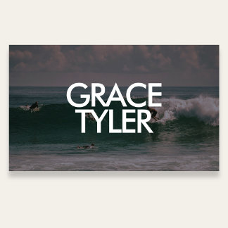 Foto Stout Moderne QR-code Witte Visitekaart Visitekaartje