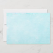 Foto strand bruiloft save the date (Achterkant)