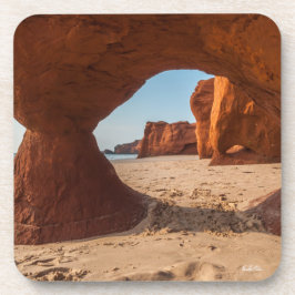 foto strand en kapen bier onderzetter