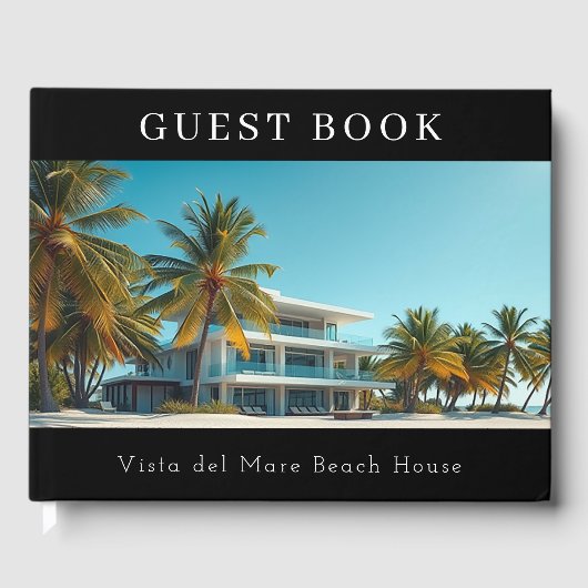 Foto strand huis familie vakantie huis gast gastenboek (Voorkant)