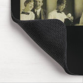 Foto Strip van een ouderwetse romantische vrouw Muismat (Hoek)