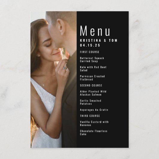 Foto strook menu (Voorkant)