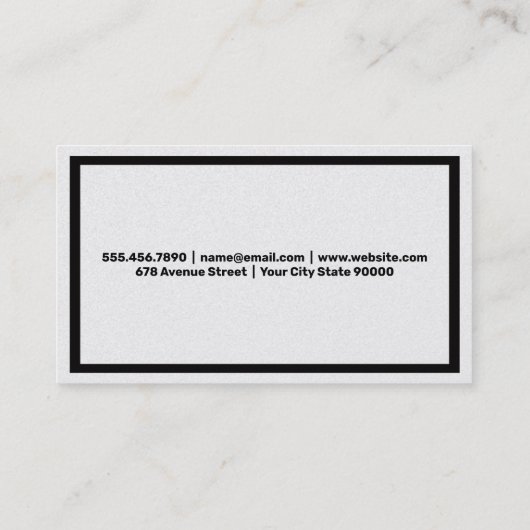 Foto Studio Light and Camera Visitekaartje (Achterkant)