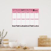 Foto stylist medewerker van maandelijkse herkennin poster (Keuken)