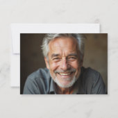 Foto Sunflower Cross Script begrafenis Bedankkaart (Achterkant)