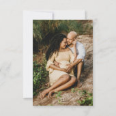 Foto Sunshine Rainbow Baby shower Invitation Kaart (Achterkant)