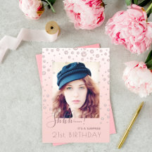 Foto: Surprise Birthday Party roos gold diamants