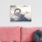 Foto Swan Natuur Canvas Afdruk (Insitu (Woonkamer))