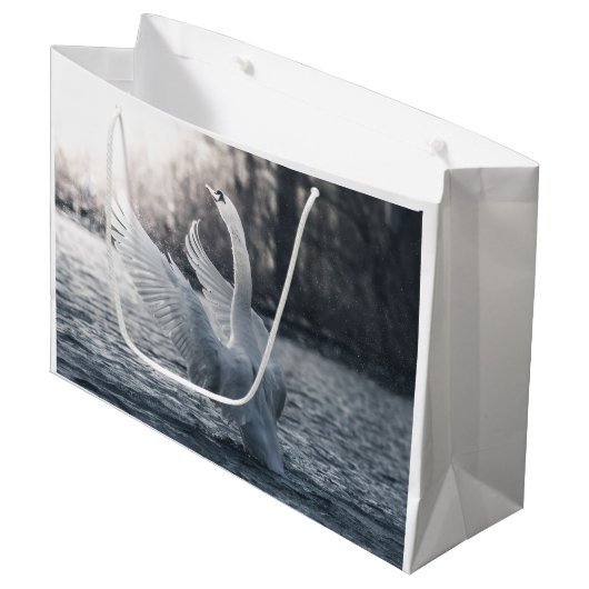 Foto Swan Natuur Groot Cadeauzakje (Voorkant Gekanteld)