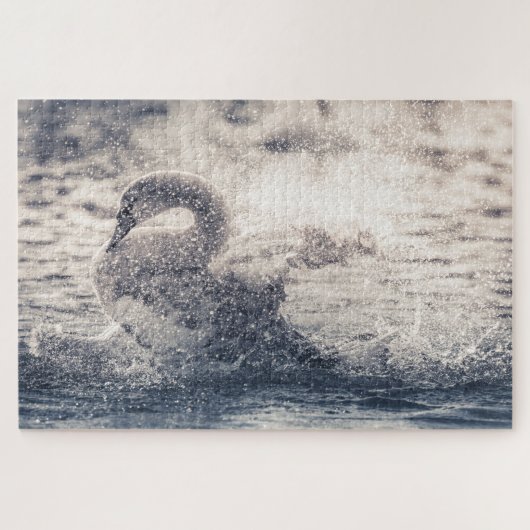 Foto Swan Natuur Legpuzzel (Horizontaal)