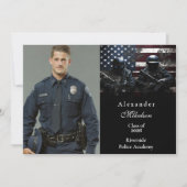 Foto SWAT-team Amerikaanse vlag afstuderen Aankondiging (Voorkant)
