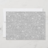 Foto: Sweet 16 Birthday Pink Kiss Silver Black Inv Kaart (Achterkant)