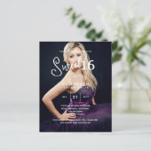 FOTO SWEET 16 Moderne begroting van de EU Birthday (Staand voorkant)