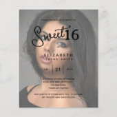 FOTO SWEET 16 Moderne begroting van de EU Birthday (Voorkant)