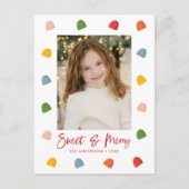 Foto Sweet and Merry Gumdrops Feestdagenkaart (Voorkant)