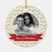 Foto Sweet Mistletoe Keramisch Ornament (Voorkant)