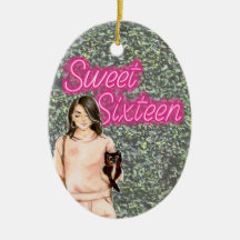 FOTO Sweet Sixteen Neon Sign Foliage met kerstmis