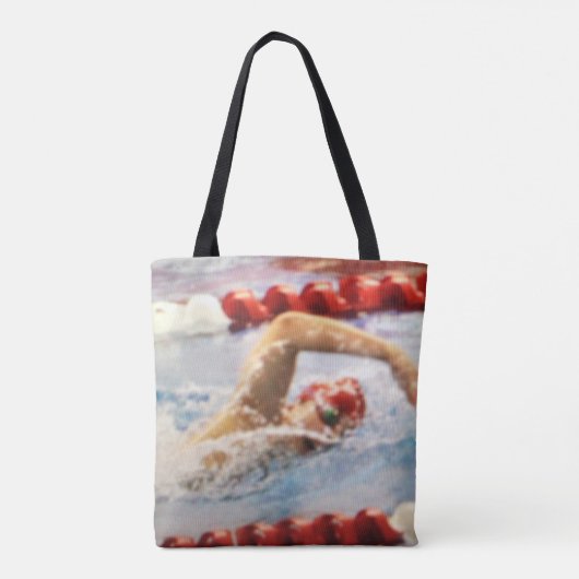 Foto Swim Mam Design Tote Bag (Achterkant)