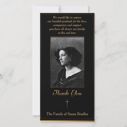 Foto Sympathie Bedankt met gouden pijpleiding Krui (Voorkant)