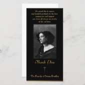 Foto Sympathie Bedankt met gouden pijpleiding Krui (Voorkant / Achterkant)