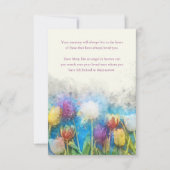 Foto Sympathie Bloemenbegrafenis Dank u Kaarten (Voorkant)