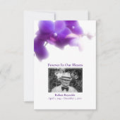 Foto Sympathie Funeral Floral Hartelijk dank Bedankkaart (Voorkant)