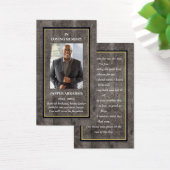 Foto Sympathie Funeral Memorial Prayer Cards Visitekaartje (Bureau)