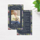 Foto Sympathie Funeral Memorial Prayer Cards Visitekaartje (Bureau)