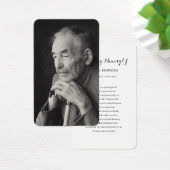 Foto Sympathie Funeral Memorial Prayer Cards Visitekaartje (Bureau)
