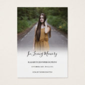 Foto Sympathie Funeral Memorial Prayer Cards Visitekaartje (Voorkant)