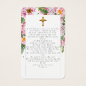 Foto Sympathie Funeral Memorial Prayer Kaart (Achterkant)