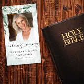 Foto Sympathie Funeral Memorial Prayer Kaart