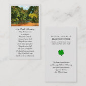 Foto Sympathie Memorial Prayer Kaart Visitekaartje (Voorkant / Achterkant)