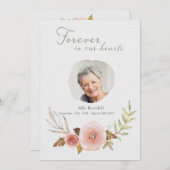 Foto Sympathie Roos Waterverf Hartelijk dank Bedankkaart (Voorkant / Achterkant)