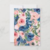 Foto Sympathy floral Funeral Memorial Bedankkaart (Achterkant)