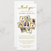 Foto Sympathy Memorial Bedankt Kaart (Voorkant / Achterkant)