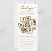 Foto Sympathy Memorial Bedankt Kaart (Voorkant)