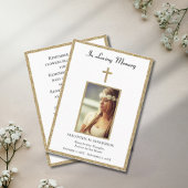 Foto Sympathy Memorial Funeral Religious Visitekaartje