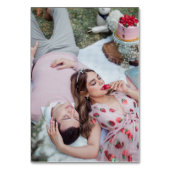 ✔ FOTO TAFEL NUMMER KAART - Modern Overlay Opaque (Achterkant)