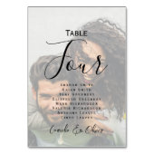 FOTO TAFEL NUMMER KAART - NAMEN Overlay Dekkende (Voorkant)