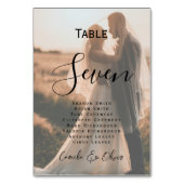 FOTO TAFEL NUMMER KAART - Overlay Dekkende (Voorkant)