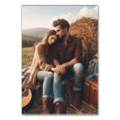 ✔ FOTO TAFEL NUMMER KAART - Plain Overlay Dekkende (Achterkant)