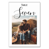 ✔ FOTO TAFEL NUMMER KAART - Plain Overlay Dekkende (Voorkant)