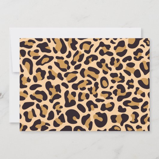 Foto Talk Thirty to Me Verjaardag van Leopard Wome Kaart (Achterkant)