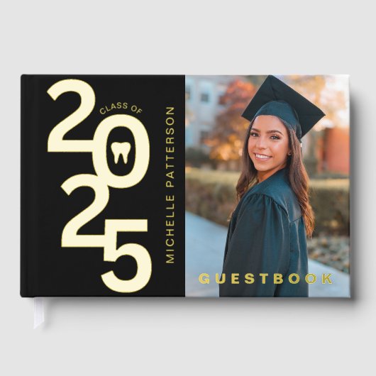 Foto tandheelkundig Afstuderen Gastenboek (Voorkant)