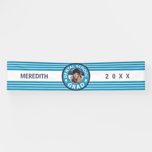 Foto tandheelkundig Afstuderen Spandoek (Horizontaal)