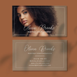 Foto Taupe Brown Scrpit Freelance fotograaf Visitekaartje